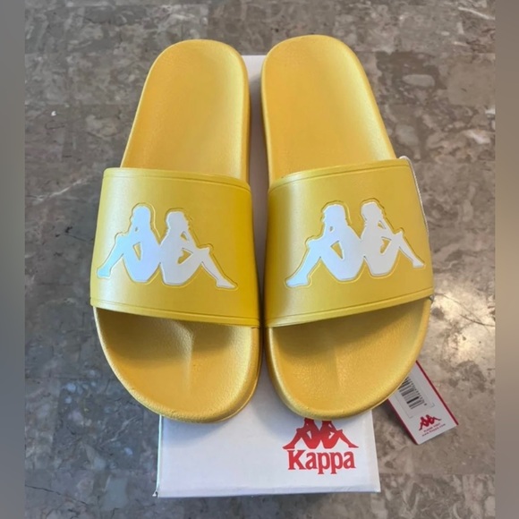 Kappa Slide Sandals Women’s 10 Men’s 8 Yellow - Picture 8 of 8